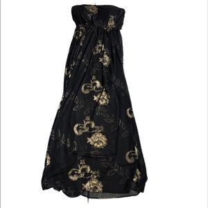 Jump Apparel by Wendye Chaitin Black & Gold Dress